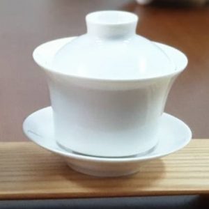 三件式小蓋杯-牙白色 三件式小蓋杯