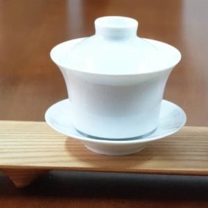 三件式小蓋杯-白色 三件式小蓋杯